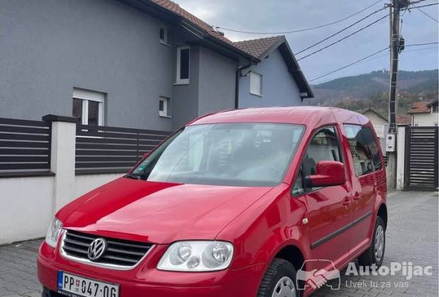 Volkswagen Caddy 1.9 TDI 4x4 2009, 105KS, Manuelni 6, Automatska Klima, Registrovan