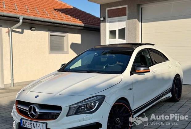 Mercedes Benz CLA 45 AMG OrangeArt Edition																											2016. godište